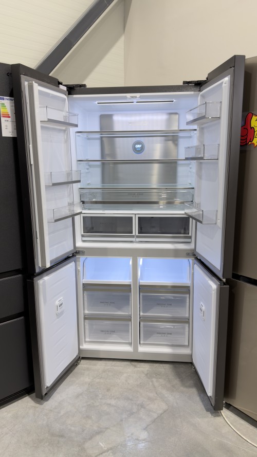GRF 522 L SC9160931BG – combină frigorifică Cross Door 4 uși, Total No Frost, Inverter, Flex Temp -4/0/+4°C, Slot-In 60 cm, clasa E, negru mat