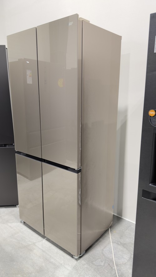 GRF 485 L SLC836091CG1 – Cross Door 4 uși, Total No Frost, Inverter, Flex Temp -4/0/+4°C, Cooling 360°, Slot-In 60 cm, Vetro Champagne, clasa E