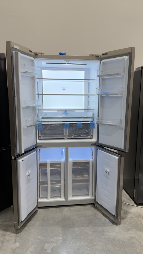 GRF 485 L SLC836091CG1 – Cross Door 4 uși, Total No Frost, Inverter, Flex Temp -4/0/+4°C, Cooling 360°, Slot-In 60 cm, Vetro Champagne, clasa E