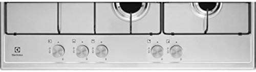 Electrolux 75 cm, KGS7564SX – plită pe gaz 5 arzătoare, Wok multicoroană, SpeedBurner, inox, Made in Italy 🇮🇹