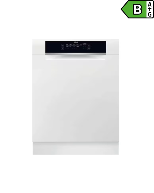 AEG 14 seturi, FBB75717PW – mașina vase incorporabila,AEG 7000 GlassCare, clasa B, SatelliteClean®, AirDry, ExtraHygiene, alb