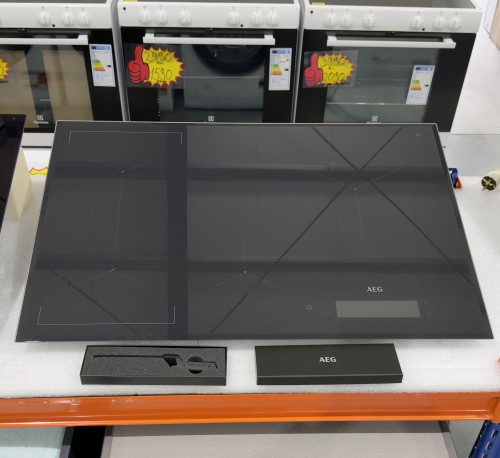 AEG 80 cm, IAE84881FB – plită inducție aeg 9000 SensePro 4 zone, SensePro®, SousVide, SenseFry, sondă wireless, TFT Color Touch, Bridge, Hob2Hood
