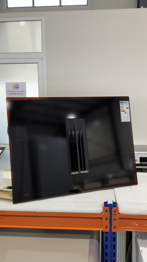 AEG 70cm, NCH74B01CB– aeg serie 6000 plită inducție + hotă integrată, 4 zone, Bridge, PowerBoost, extracție automată, A+, Made in Germany 🇩🇪