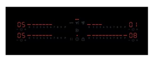 AEG 70cm, NCH74B01CB– aeg serie 6000 plită inducție + hotă integrată, 4 zone, Bridge, PowerBoost, extracție automată, A+, Made in Germany 🇩🇪