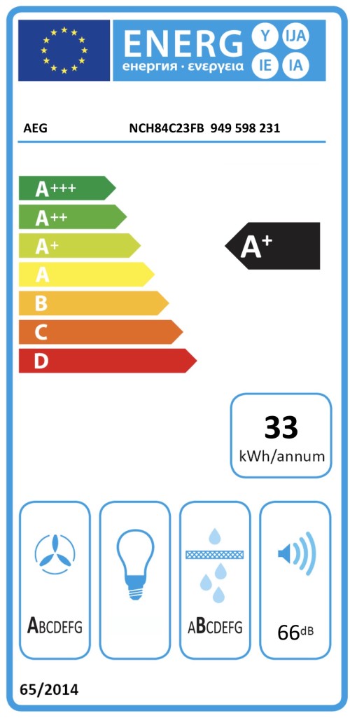 AEG 80cm, NCH84C23FB – plită inducție cu hotă integrată, SenseFry®, Double Bridge, A+