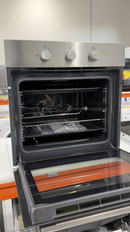 Zanussi 68 L, ZQENF1X1– cuptor incorporabil pe gaz + grill electric, ventilator, timer, inox