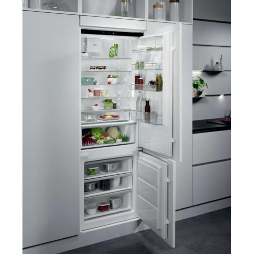 AEG 376 L, NSC7G751ES– combină frigorifică incorporabilă, GreenZone+, TwinTech® Total No Frost, MaxiSpace, clasa E