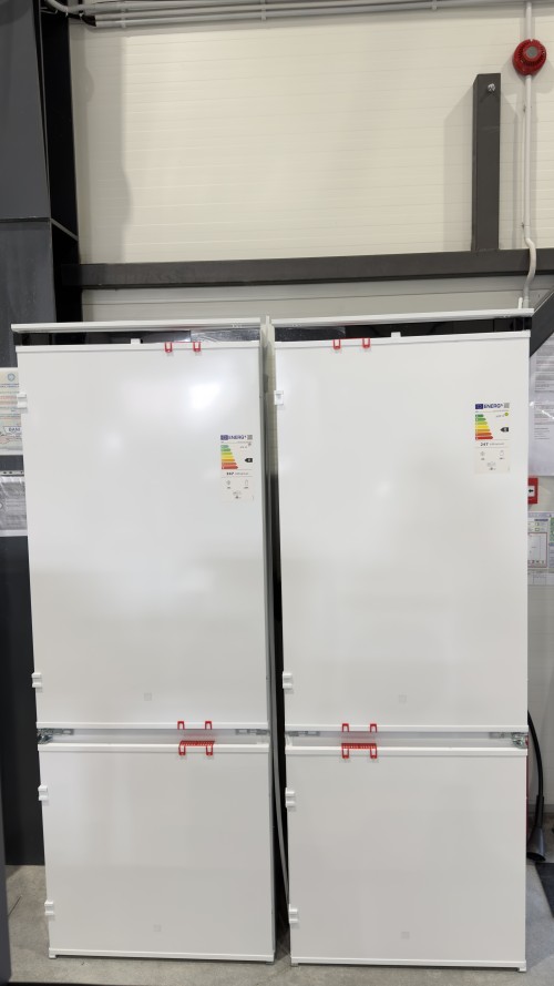 AEG 752 L, 2× NSC7G751ES – Set combine frigorifice încorporabile tip French Door, No Frost, GreenZone, Wi-Fi, Clasa