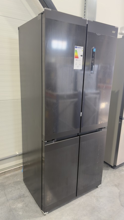 GRF 485 L SLC836091BX1 – Cross Door 4 uși, Total No Frost, Clasa E, Flex Temp, Cooling 360°, Black Inox