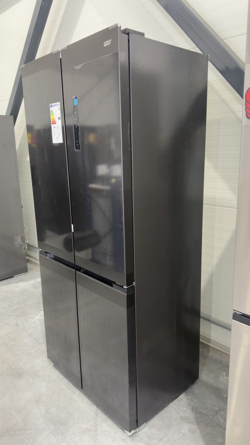 GRF 485 L SLC836091BX1 – Cross Door 4 uși, Total No Frost, Clasa E, Flex Temp, Cooling 360°, Black Inox