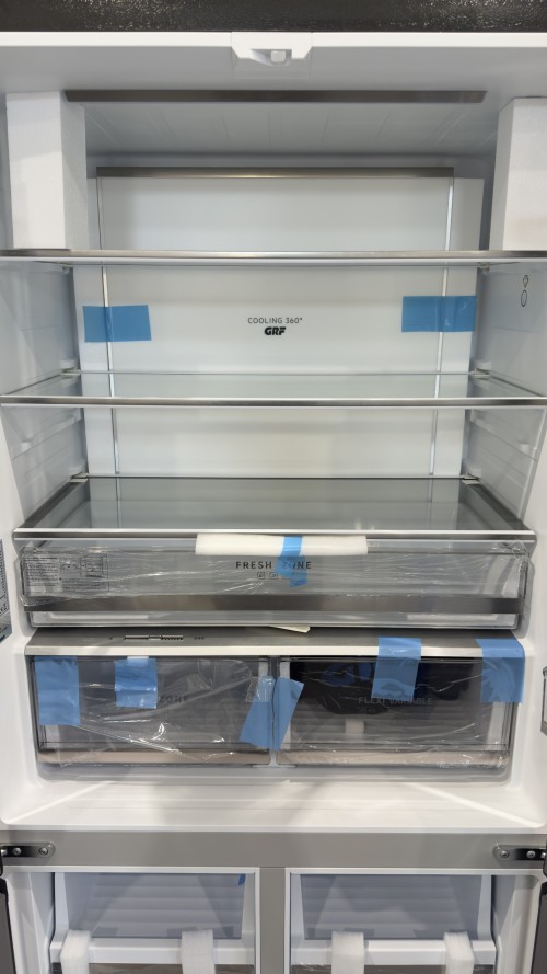 GRF 485 L SLC836091BX1 – Cross Door 4 uși, Total No Frost, Clasa E, Flex Temp, Cooling 360°, Black Inox