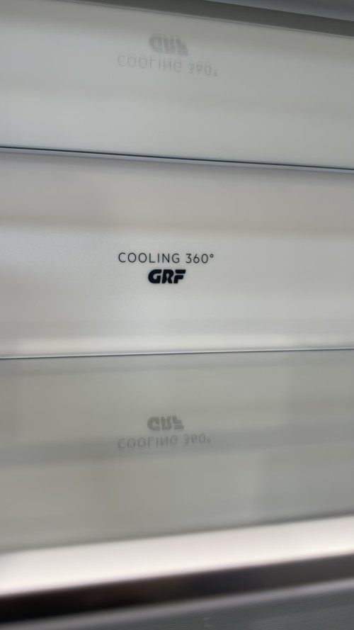 GRF 485 L SLC836091BX1 – Cross Door 4 uși, Total No Frost, Clasa E, Flex Temp, Cooling 360°, Black Inox