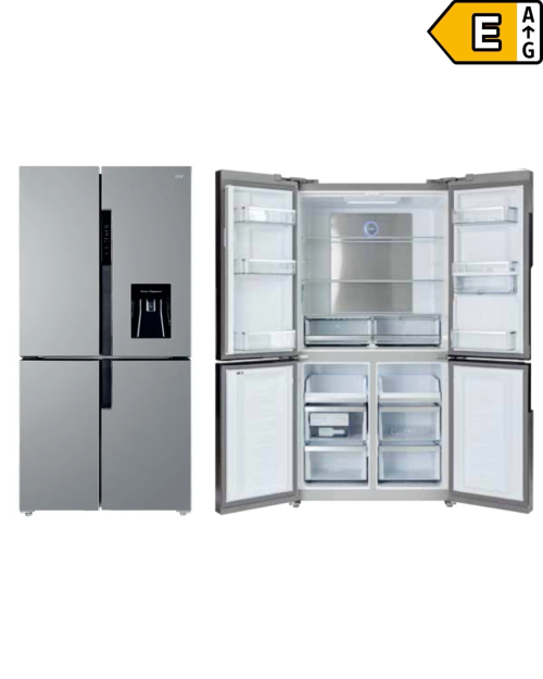 GRF 560 L CA91835DX – frigider Cross Door 4 uși, Total No Frost, dispenser apă 2,5 L, Inverter, Clasa E