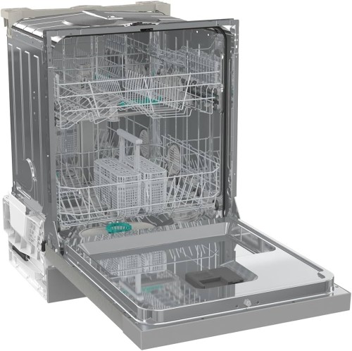 Gorenje 13 seturi GU642E90X – Mașină de spălat vase sub blat, Clasa E, SpeedWash 15 min, AquaStop, inox