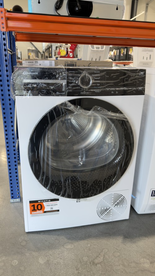 Bauknecht 8 kg BD 8C WBS – Uscător cu pompă de căldură, Clasa C, Precision Dry, HomeWhiz Wi-Fi