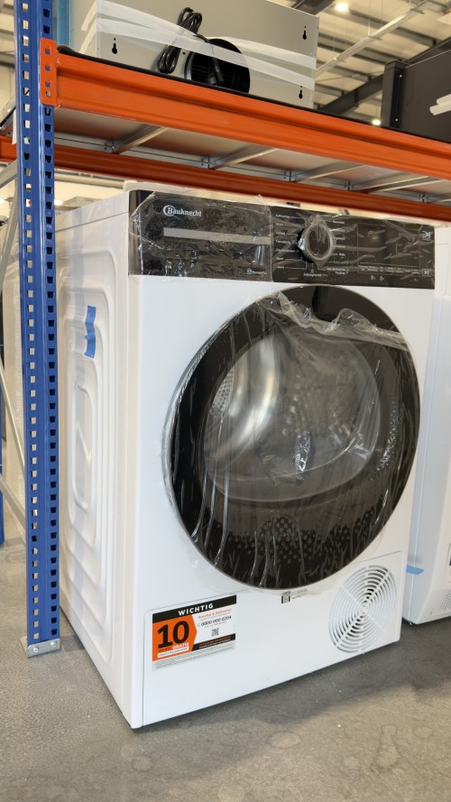 Bauknecht 8 kg BD 8C WBS – Uscător cu pompă de căldură, Clasa C, Precision Dry, HomeWhiz Wi-Fi