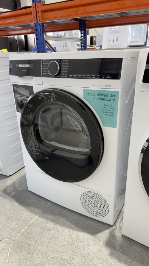 Siemens iQ500 9 kg WQ45G2D00 – uscător cu pompă de căldură, Clasa C, selfCleaning Condenser, autoDry