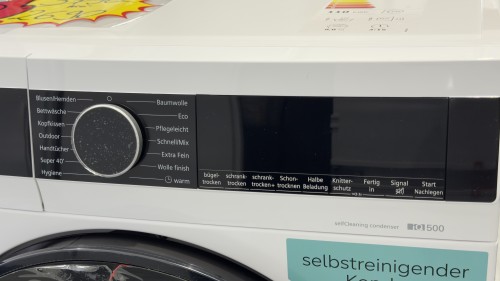 Siemens iQ500 9 kg WQ45G2D00 – uscător cu pompă de căldură, Clasa C, selfCleaning Condenser, autoDry