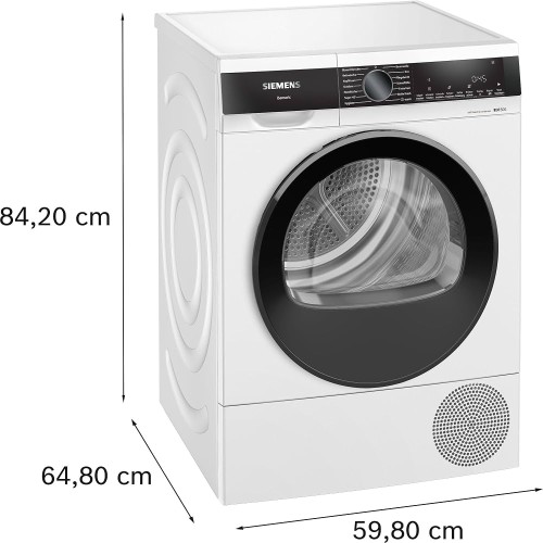 Siemens iQ500 9 kg WQ45G2D00 – uscător cu pompă de căldură, Clasa C, selfCleaning Condenser, autoDry
