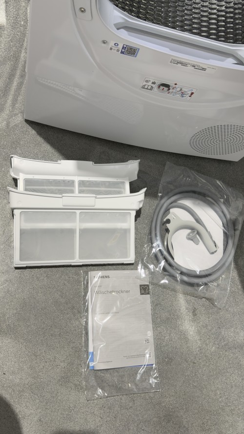 Siemens 9 kg WQ46B2D41 – uscător cu pompă de căldură iQ700, Clasa B, Home Connect, selfCleaning Condenser