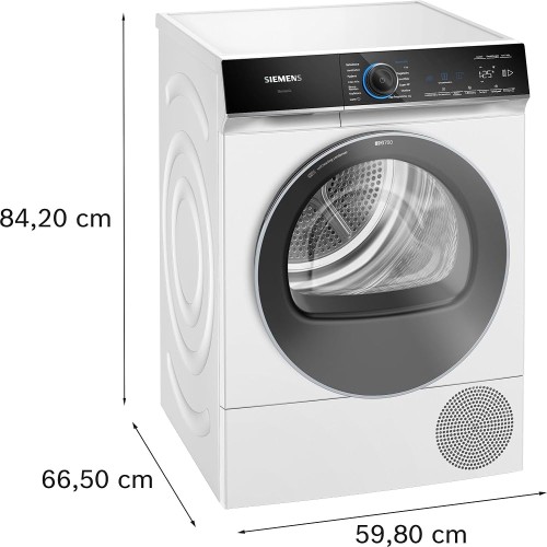 Siemens 9 kg WQ46B2D41 – uscător cu pompă de căldură iQ700, Clasa B, Home Connect, selfCleaning Condenser