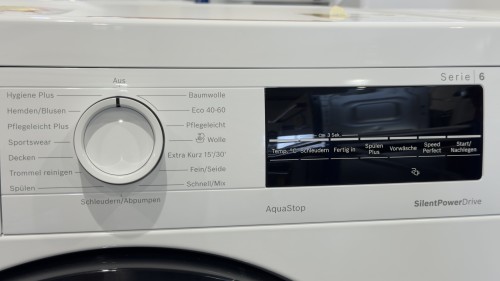 Bosch Serie 6 WUU28T48 – 8 kg, 1400 rpm, Clasa A, AquaStop, SpeedPerfect, SilentPowerDrive