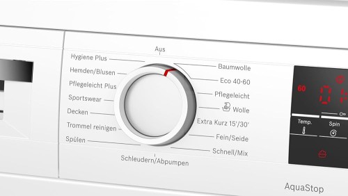 Bosch Serie 6 WUU28T48 – 8 kg, 1400 rpm, Clasa A, AquaStop, SpeedPerfect, SilentPowerDrive