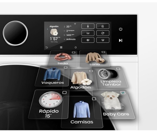 Hisense 10,5/6 kg WD5I1045BWQ – mașină de spălat cu uscător, Clasa A, 1400 rpm, Auto Dosing, Wi-Fi, abur