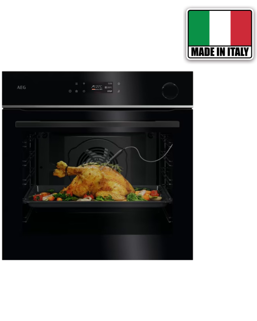 AEG 7000 TR7PB63ZSB 949 494 892 – cuptor incorporabil 72 L, SteamCrisp, piroliză, sondă alimentară, Wi-Fi, Clasa A+