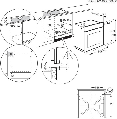 AEG 72 L OU5PB40WSM 949 288 053 – cuptor incorporabil, Clasa A++, SurroundCook, piroliză, 45 programe automate – Made in Italy 🇮🇹