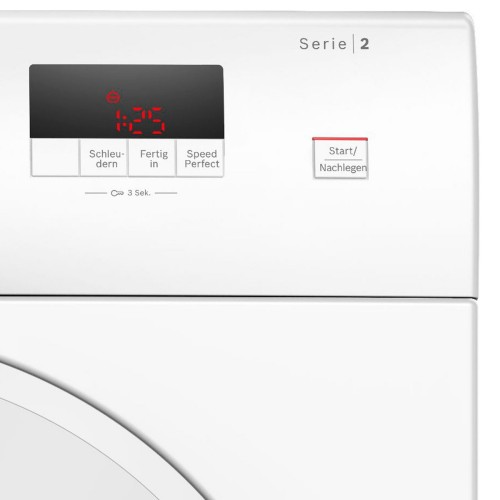Bosch 7 kg, WGE02420 – Serie 2 mașină de spălat rufe, 1400 rpm, Clasa A, SpeedPerfect, ActiveWater Plus, EcoSilence Drive