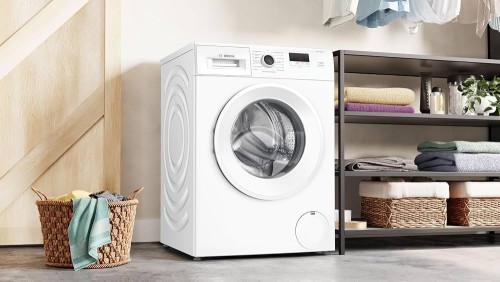 Bosch 7 kg, WGE02420 – Serie 2 mașină de spălat rufe, 1400 rpm, Clasa A, SpeedPerfect, ActiveWater Plus, EcoSilence Drive