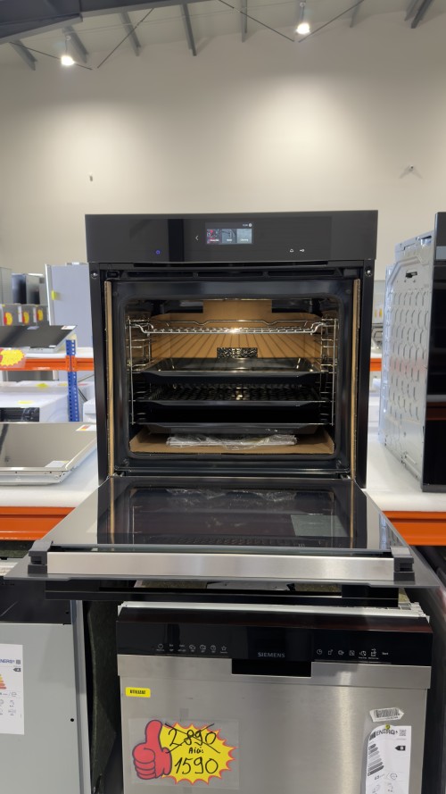Siemens 71 L, HB776G1M1 – iQ700 Cuptor incorporabil Clasa A+, Air Fry, Piroliză, Home Connect, 4D HotAir, Negru Mat