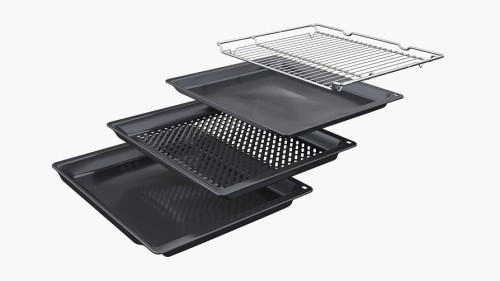 Siemens 71 L, HB776G1M1 – iQ700 Cuptor incorporabil Clasa A+, Air Fry, Piroliză, Home Connect, 4D HotAir, Negru Mat