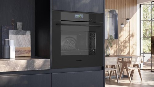 Siemens 71 L, HB776G1M1 – iQ700 Cuptor incorporabil Clasa A+, Air Fry, Piroliză, Home Connect, 4D HotAir, Negru Mat
