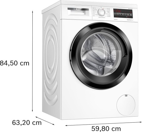 Bosch Serie 6 WUU28T48 – 8 kg, 1400 rpm, Clasa A, AquaStop, SpeedPerfect, SilentPowerDrive