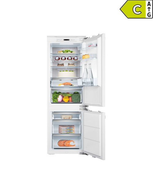Hanseatic 252 L HEKGS17754CNF – Combină frigorifică încorporabilă, Clasa C, No Frost, Smart Zone, import Germania 🇩🇪
