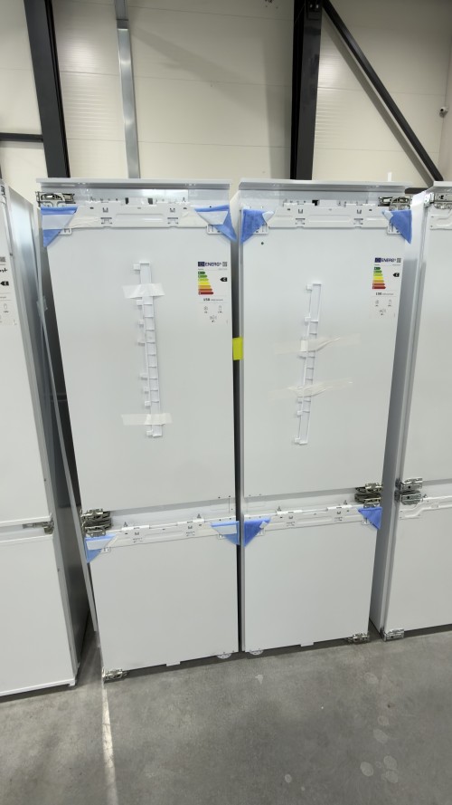 Hanseatic 504 L, 2× HEKGS17754CNF – Set combine frigorifice încorporabile tip French Door, Clasa C, Total No Frost, Smart Zone, import Germania 🇩🇪