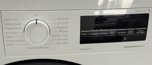 Bosch 8 kg, WUU28T48 – Serie 6, 1400 rpm, Clasa A, AquaStop, SpeedPerfect, SilentPowerDrive
