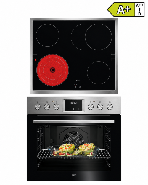 AEG 72 L OU5AE20SM + TA64RA07XB – Set cuptor și plită vitroceramică, import Germania 🇩🇪