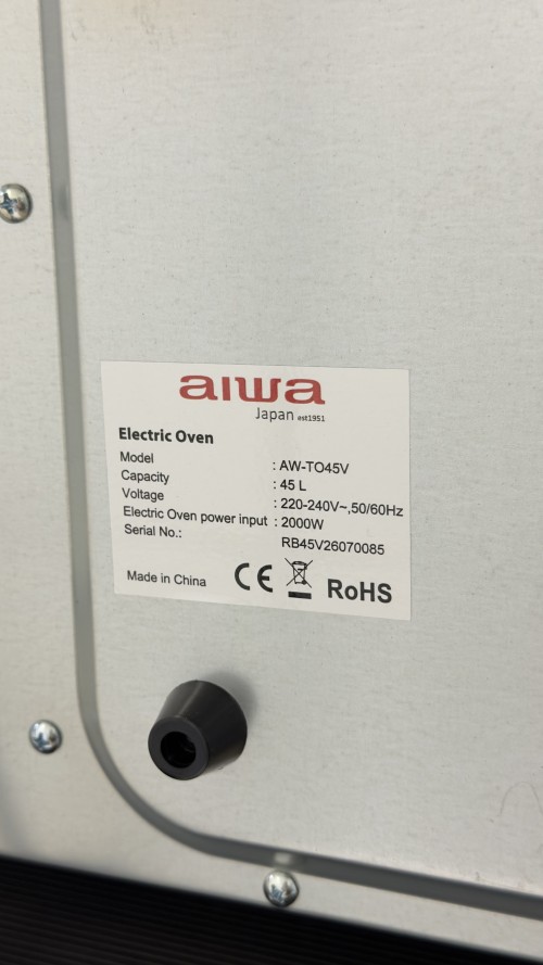 AIWA 45 L AW-TO45V – Cuptor electric de masă cu convecție neicorporabil