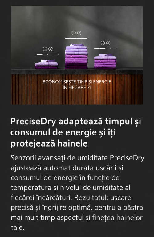 AEG 9 kg TR739G4PDS – Uscător de rufe cu pompă de căldură, clasa C