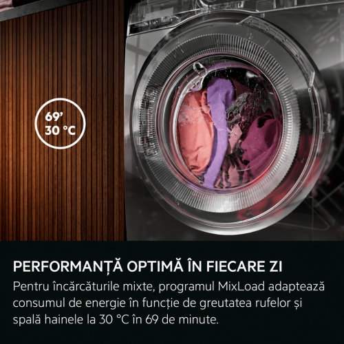 AEG 9 kg LFR73H169Q – Mașină de spălat rufe, 1.600 rot/min, clasa A