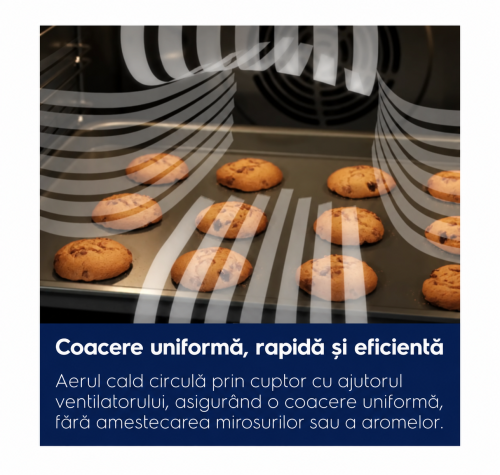 Electrolux 72L, EOX8P38WZ – Cuptor electric încorporabil, 72 L, clasa A++ PizzaExpert 340°C, autocurățare pirolitică, ecran tactil EXCite și Wi-Fi
