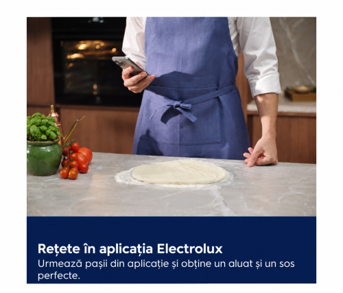 Electrolux 72L, EOX8P38WZ – Cuptor electric încorporabil, 72 L, clasa A++ PizzaExpert 340°C, autocurățare pirolitică, ecran tactil EXCite și Wi-Fi