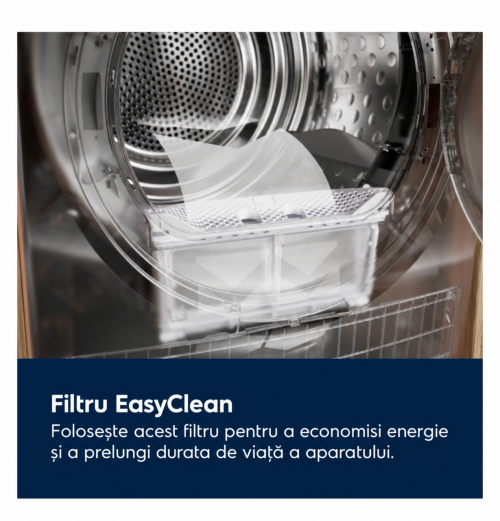 Electrolux EW7HI395BN – Uscător de rufe cu pompă de căldură, 9 kg, clasa C