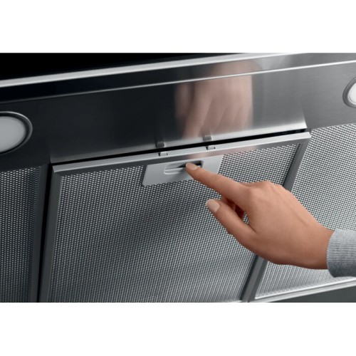 Electrolux 90 cm LFI519X – Hotă pentru insulă, inox și sticlă curbată, clasa C