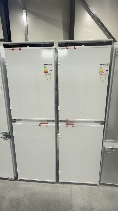 AEG 484 L – Set 2 combine frigorifice încorporabile OSC6T185ES, configurație cu aspect French Door, clasa E