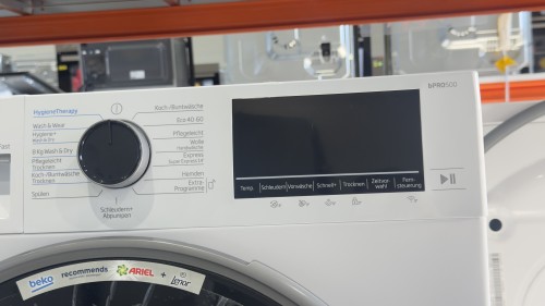 Beko 12/8 kg B3DFT512447W – Mașină de spălat rufe cu uscător, clasa A spălare / D spălare și uscare, import Germania 🇩🇪