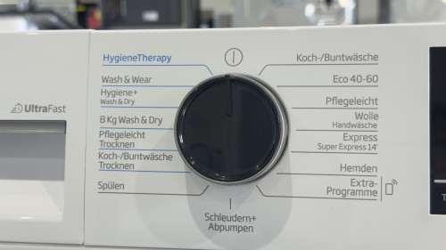 Beko 12/8 kg B3DFT512447W – Mașină de spălat rufe cu uscător, clasa A spălare / D spălare și uscare, import Germania 🇩🇪